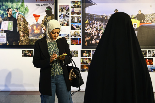 افتتاح نمایشگاه عکس با طوفان الاقصی