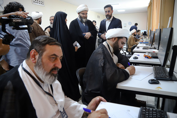 بازدید رئیس سازمان تبلیغات اسلامی از فرآیند آزمون استخدامی