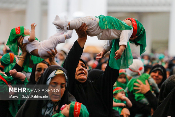 مراسم «شیرخوارگان حسینی» در سراسر کشور