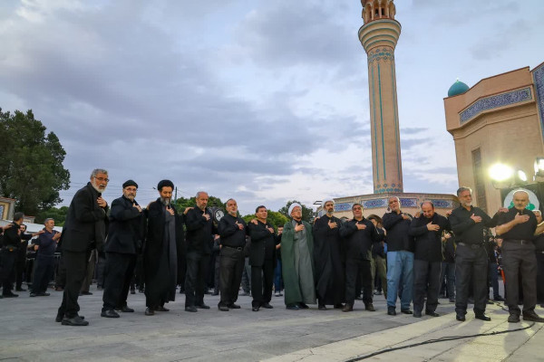 ارگ علیشاه و مصلی تبریز سیاهپوش شام غریبان شهدای کربلا