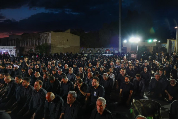 ارگ علیشاه و مصلی تبریز سیاهپوش شام غریبان شهدای کربلا
