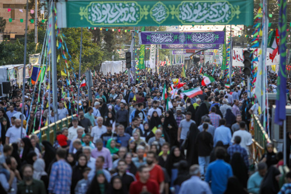 مسيرة الغدير التي امتدت كيلومترات