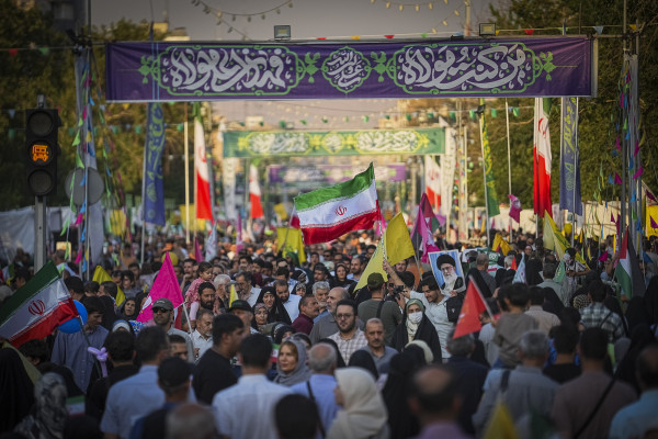 مسيرة الغدير التي امتدت كيلومترات