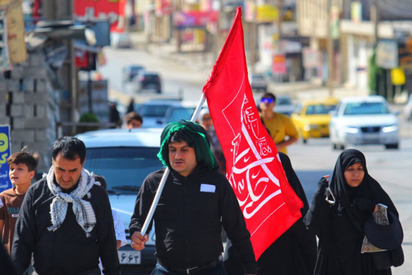 مراسم پیاده روی جاماندگان اربعین در یاسوج برگزار شد