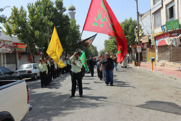 دسته روی عزاداری در ماتم پیامبر و امام حسن علیه سلام برگزار شد