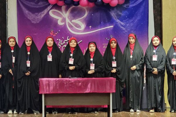 طراحی عملیات فرهنگی به همت دختران حاج قاسم اردبیل