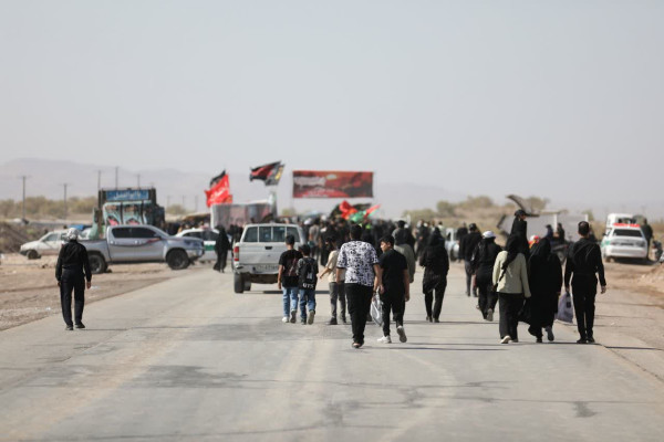 گزارش تصویری مراسم جاماندگان اربعین