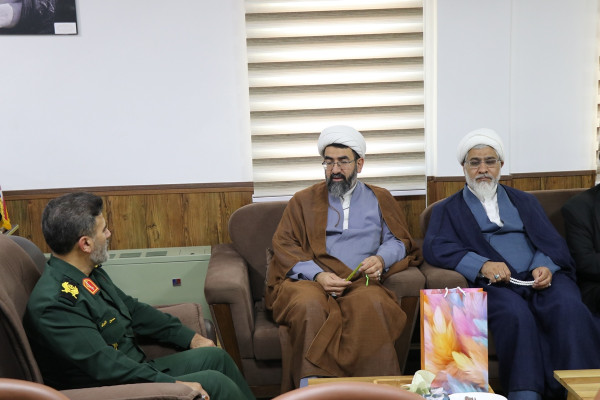 دیدار مدیرکل تبلیغات اسلامی با فرمانده جدید سپاه حضرت جوادالائمه (ع)