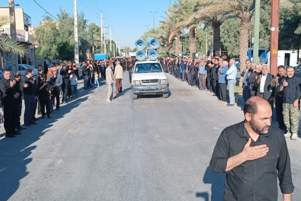 برگزاری مراسم دستجات عزاداری در شهرستان مهران