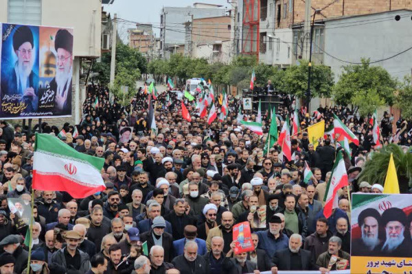 مازندران | روز قدس در گلوگاه