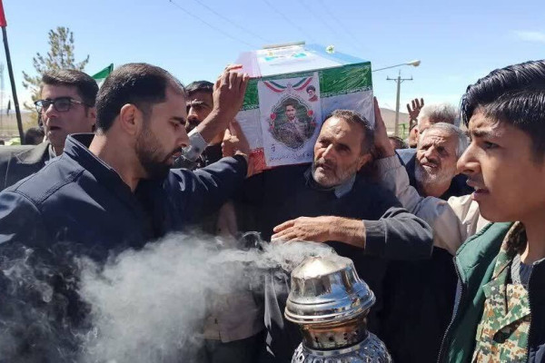 پیکر مطهر شهید «محمد مولوی وردنجانی» در زادگاهش آرام گرفت