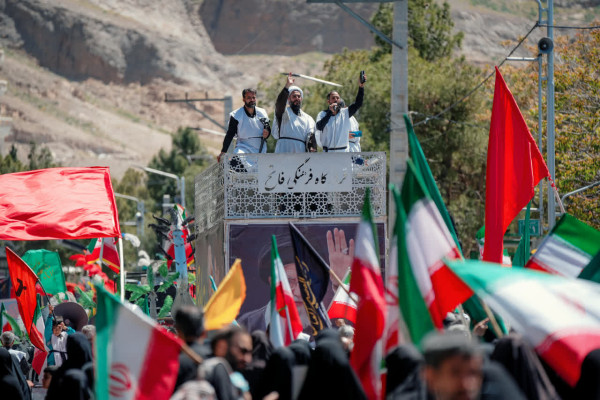 عزاداری هیاتها در عزای رهبر شهیدمان