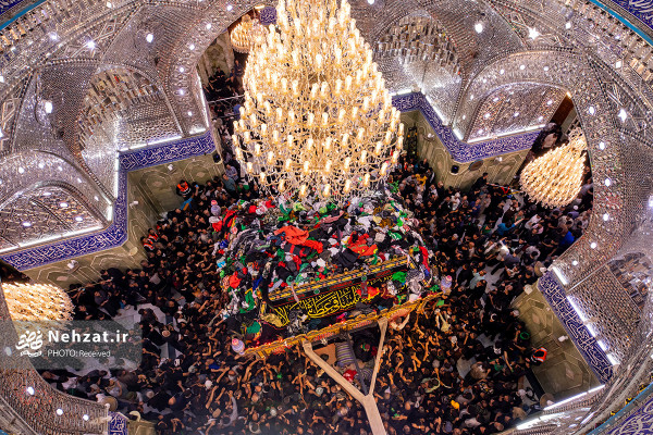 مراسم اربیعن حسینی در بین‌الحرمین برگزار شد