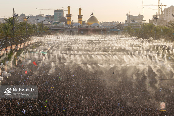 مراسم اربیعن حسینی در بین‌الحرمین برگزار شد