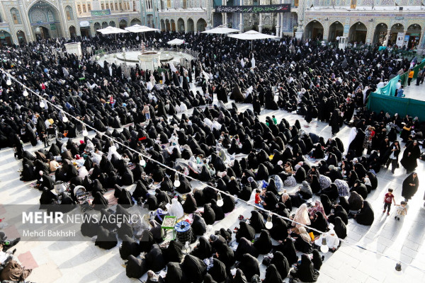 مراسم قرائت دعای عرفه